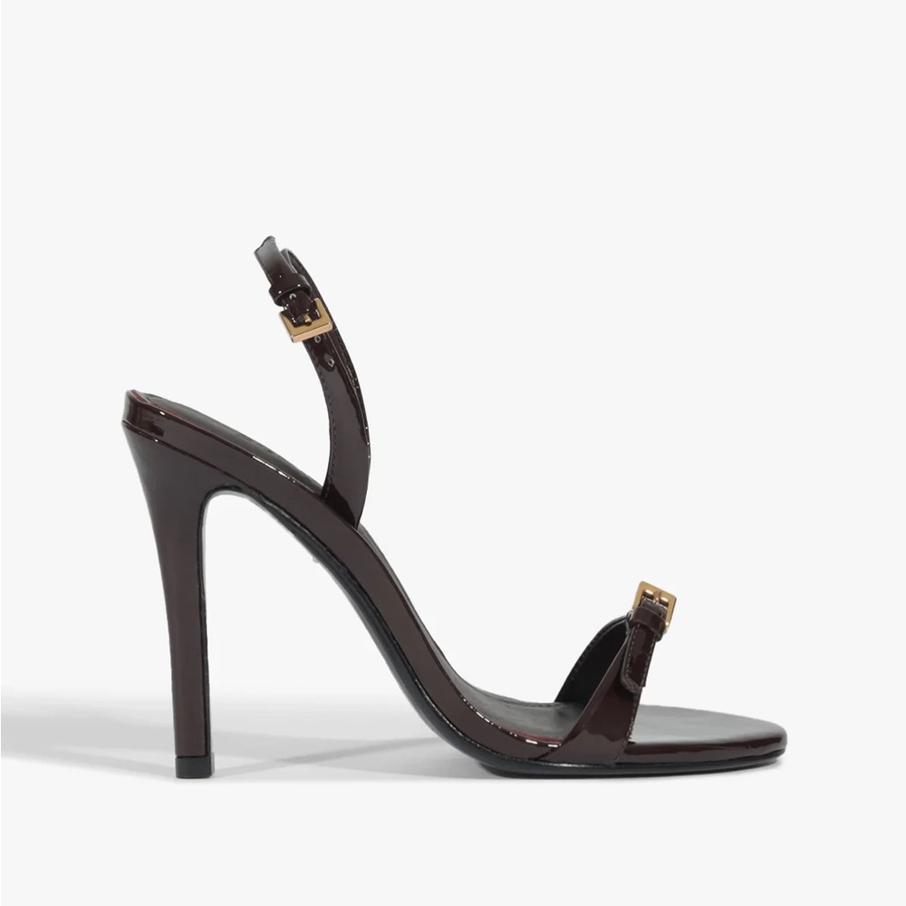 SCHUTZ Aurora Sling Patent Sandal Maplewood